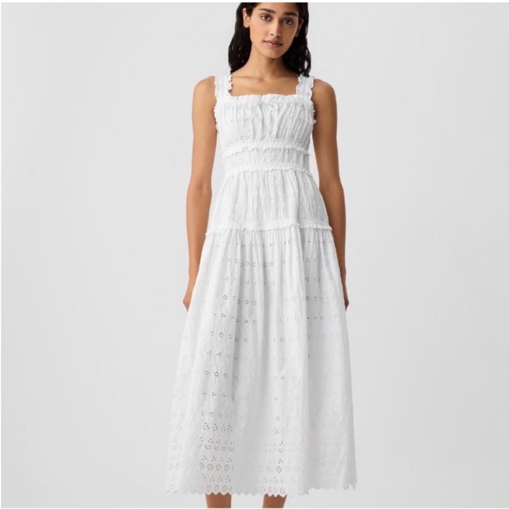 NWT Gap x Doen Eyelet Midi Dress